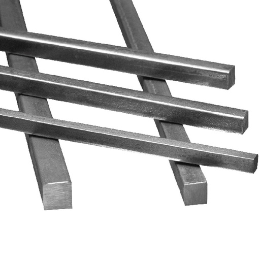 Acero cuadrado - 11mm" x 6m