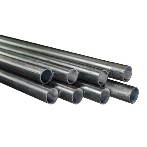 TUBO CERRAMIENTO NEGRO - 3" C-14 (1.9mm) x 6m