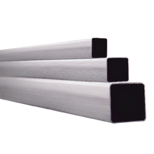 Tubo mueble cuadrado - 11/2" (37.5 mm) C-18 (1.10mm) x 6m