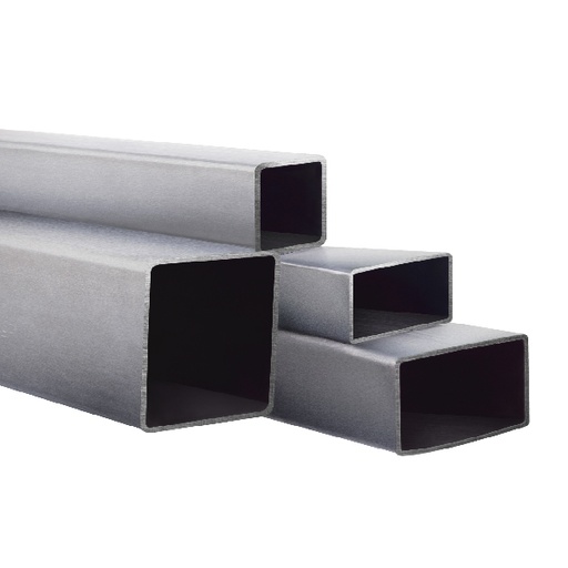 TUBO MUEBLE RECTANGULAR - 2" x 1" C-20 (0.80mm) x 6m