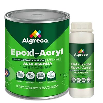 Epoxi Acryl Algreco - Galón + catalizador 1/8 gls - Mate