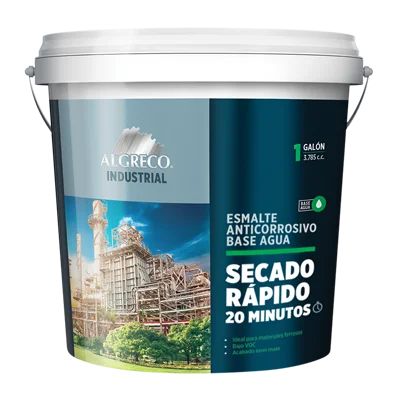 Esmalte Anticorrosivo Secado rápido 20 Min - Galón - Blanco - Base agua
