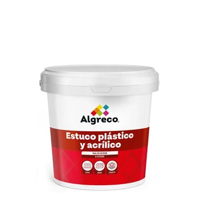 Estuco Plástico y Acrílico - 1/4 de galón