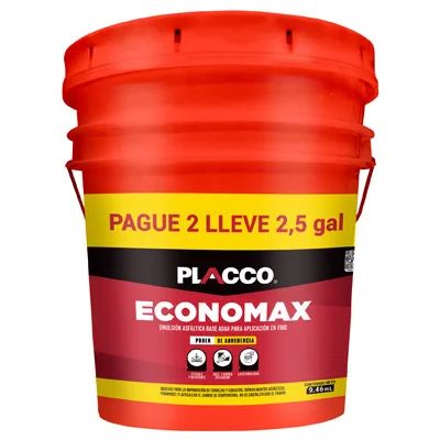 Placco Economax - Cuñete (5 galones)