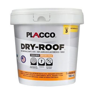 Placco Dry Roof - Blanco - Galón
