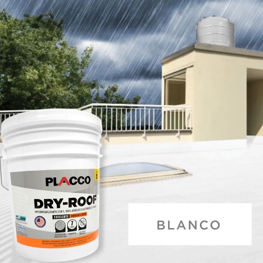 Placco Dry Roof - Blanco - Cuñete