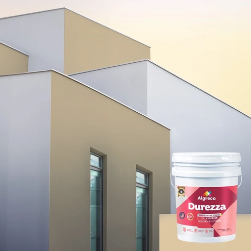 Pintura para fachadas Durezza - Blanco almendra - Cuñete 5 galones