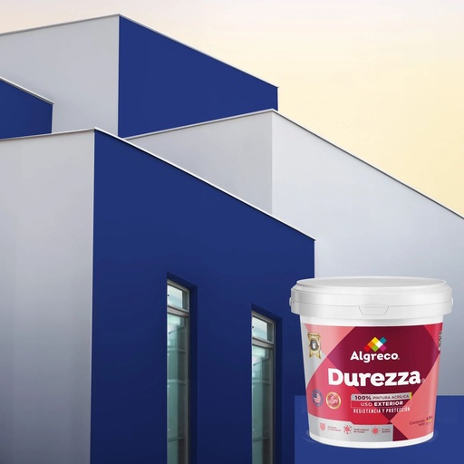Pintura para fachadas Durezza - Azul mediterraneo - Galón
