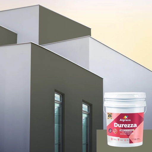 Pintura para fachadas Durezza - Gris basalto - Cuñete 5 galones