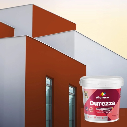 Pintura para fachadas Durezza - Rojo colonial - Galón