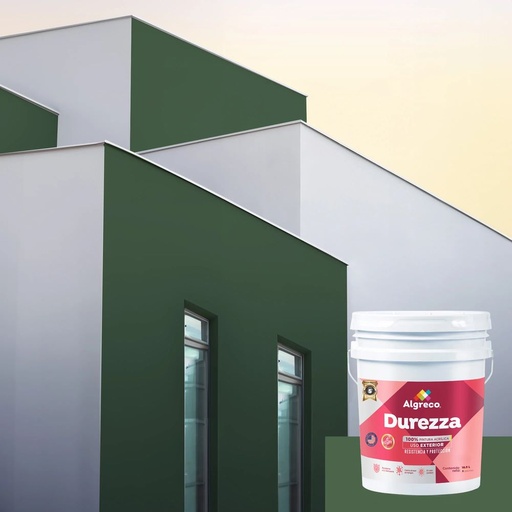 Pintura para fachadas Durezza - Verde amazonas - Cuñete 5 galones