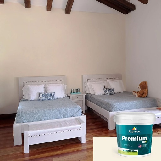 Pintura Vinílica Premium Semilavable - Blanco Almendra - Galón