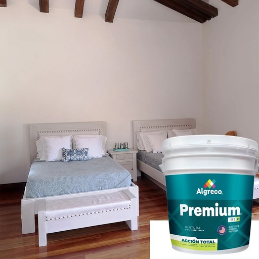 Pintura Vinílica Premium Semilavable - Blanco - Balde