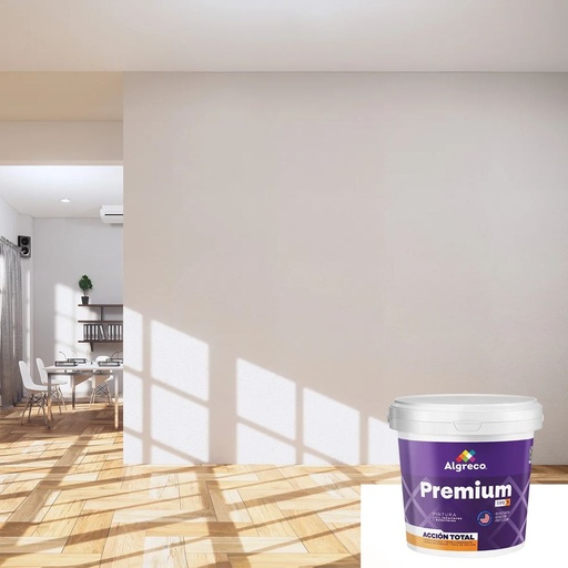 Pintura Vinílica Premium Súper Lavable - Blanco - 1/4 de galón