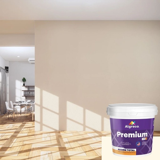 Pintura Vinílica Premium Súper Lavable - Blanco arena - Galón