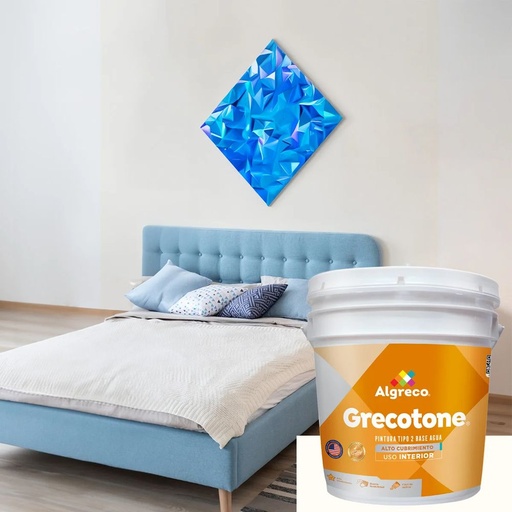 Pintura Tipo 2 Grecotone - Blanco hueso - Cuñete (5 galones)