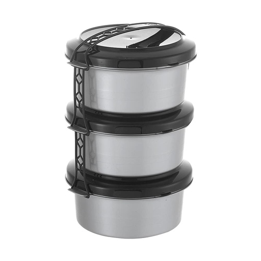 Portavianda x 3 Plata