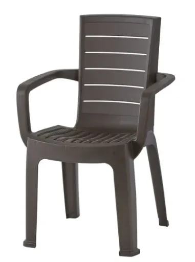 Silla Nova Con Brazos Wengue