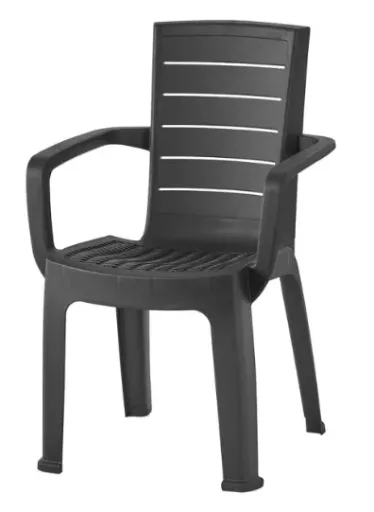 Silla Nova Con Brazos Negro