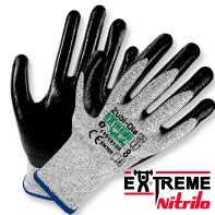 Guantes Fibra UHMWPE, recubiertos en Poliuretano • DIP NORMAL • Nivel 5 • “Extreme” - Talla 8
