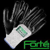 Guantes Fibra HPPE, recubiertos en Nitrilo • 3/4 DIP • Nivel 5 • “Forté” - Talla 9