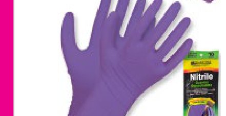 Guantes de Nitrilo para uso doméstico • Bolsa x 10 unidades • “Pintura & Tintura”