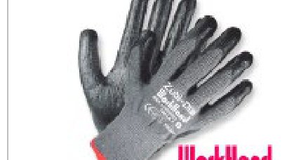 Guantes Polycotton, recubiertos en Látex • DIP NORMAL • “WorkHand” - Talla 9