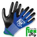 Guantes Nitrilo Azul para Usos Generales • 12 MILS •, Largo: 11.8” (30cm). Caja dispensador x 50 unidades. • “ExtraHardBlur” - Talla 6