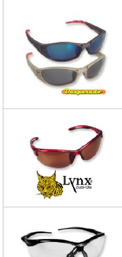 Gafas Lente Policarbonato • Antifog • “Desperado” - Lente Claro