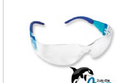 Gafas • Sin Antifog • Lente Claro / Brazos Azul/Azul • “Orca” 1 caja máster x 100 100 gafas