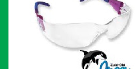 Gafas • Sin Antifog • Lente Claro / Brazos Morado/Azul • “Orca”