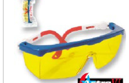 Gafas Unilente en Policarbonato • Lente Amarillo Antifog • Brazos extensibles y Ratchet • “Astro VI” - Bolsa