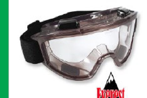 Monogafa de Seguridad. Montura Integral, Tipo Estanca. Ventilación Indirecta • Lente CLARO Antifog • “Everest”