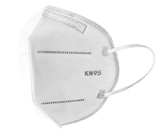 Mascarilla para polvo, termosellada, plegada, desechable sin válvula • Caja dispensadora x 50 unidades •KN95