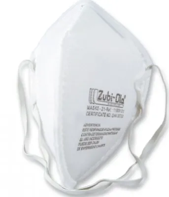 Mascarilla para polvo • Termosellada • Bolsa x 5 unidades • Color Blanco