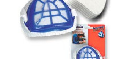 Respirador Reusable para polvo no tóxico • Incluye 5 repuestos