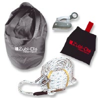 Kit • Sistema Línea de Vida Vertical Contenido: 1 contrapeso, 1 línea de vida, 1 gancho soporte elevador, bolsa de lona. - Línea de vida 30MT