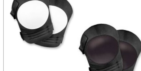 Protectores para Rodillas – 2 piezas // Dos opciones de color: Blanco/Negro y Negro.