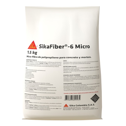 SikaFiber®-6 Micro 1.5 kg