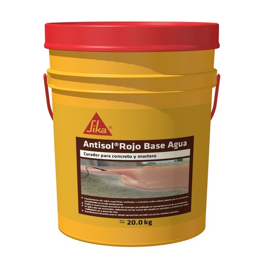 Sika® Antisol® Rojo Base Agua 20 kg
