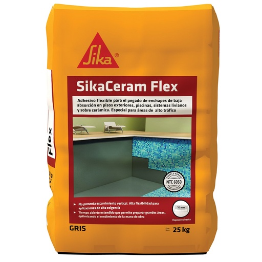 SikaCeram® Flex Gris 25 kg
