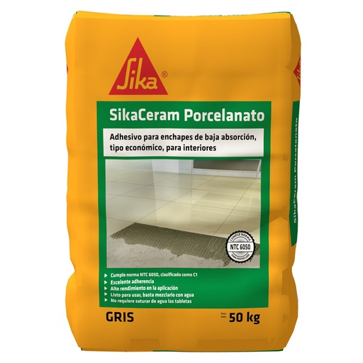 SikaCeram® Porcelanato Blanco 25 kg