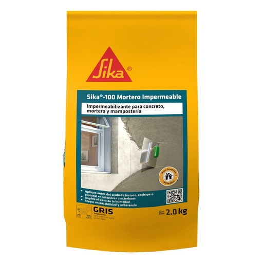 Sika®-100 Mortero Impermeable Blanco 25 kg