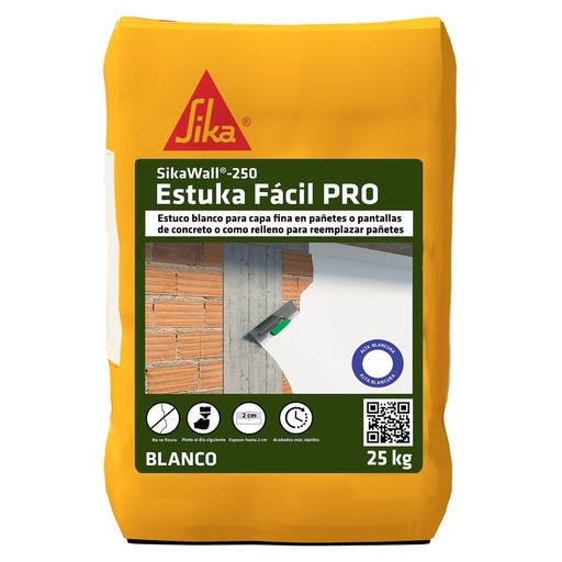 SikaWall® 250 Estuka Fácil PRO 25 kg