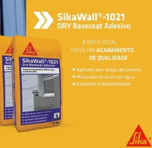 SikaWall 1021 Dry Basecoat y Adhesivo 25 kg