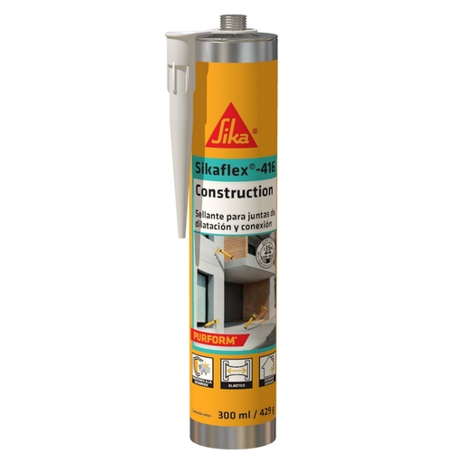 Sikaflex® 416 Construction Salchicha 600 ml - Gris