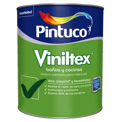 Viniltex® Baños y Cocinas Blanco Galón