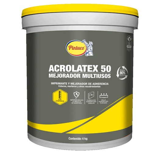 Acrolatex 50 Mejorador Multiusos Transparente Tambor