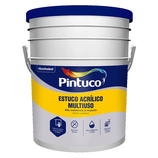 Estuco Acrílico Multipropósito Blanco Bolsa 1 kg