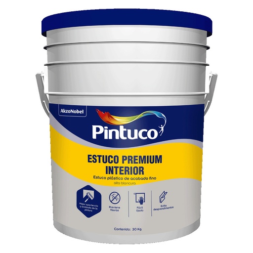 Estuco Premium Interior Blanco Caneca